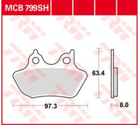 TRW Plaquettes De Frein Metal Fritté MCB 799 SH -
