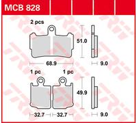 TRW Plaquettes De Frein Metal Fritté MCB 828 SV