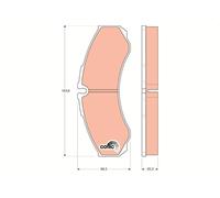 TRW Plaquettes de frein pour NISSAN Cabstar (F24M, F24W) pour IVECO Daily VI Van