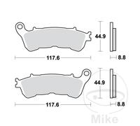 Jeu de plaquettes de frein TRW MCB776