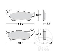 TRW Lucas Brake pad MCB707