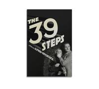 TRWHRYERYRH Affiches de film The 39 Steps - Décoration murale - Décoration murale vintage - Pour salon, chambre à coucher, chambre - 20 x 30 cm - Style sans cadre