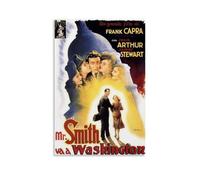 TRWHRYERYRH Mr. Smith Goes to Washington Poster décoratif sur toile vintage pour salon, chambre à coucher, 30 x 45 cm, style sans cadre