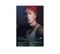 TRWHRYERYRH ORCA GUS DAPPERTON Affiches murales esthétiques - Décoration murale vintage sur toile pour salon, chambre à coucher - 50 x 75 cm - Sans cadre