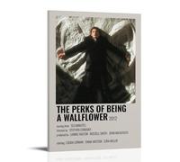TRWHRYERYRH Poster de film The Perks of Being A Wallflower - Impression sur toile vintage pour salon, chambre à coucher - 60 x 90 cm - Style cadre