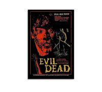 TRWHRYERYRH Poster Evil Dead - Impression sur toile vintage pour salon, chambre à coucher, 60 x 90 cm - Style rétro
