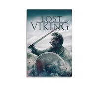 TRWHRYERYRH Poster The Lost Viking - Impression sur toile vintage pour salon, chambre à coucher - 50 x 75 cm - Style rétro - Sans cadre