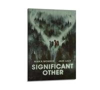 TRWQEVQWEG Significant Other Poster Couverture sur Toile Art Mural Impression Esthétique Affiche Art Moderne Peinture pour Salon 30 x 45 cm Style Cadre