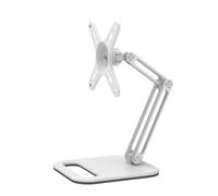 TRWUQHGD Support de moniteur simple for montage sur bureau, autoportant, adapté aux écrans d'ordinateur de 13 à 18 pouces, réglable en hauteur(Vesa- S)
