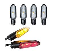 TRWWFEXO moto flèche clignotante Clignotant dynamique à LED pour moto, 12 V, double couleur, pour CRF250L, ADV150, CBR650F, NC750X, pour X-ADV 750