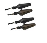 TRWWFEXO moto flèche clignotante Clignotants de moto 12 LED Lumière clignotante à eau courante Clignotant Indicateur rouge Feu arrière Stop Feux jour blancs