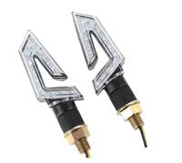 TRWWFEXO moto flèche clignotante Lot de 2 clignotants LED pour moto, 1 paire, éclairage pour phare vélo
