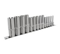 Trx-Star Douille Set 14pc Foncé 0.6cm,1cm & 1.3cmSq Lecteur E4-E24 AK6114 Sealey