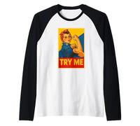 Try Me Empowerment, Underestimate Me That'll Be Fun Manche Raglan