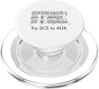 Try SCE to AUX Apollo Space Race Rocket Science Astronaut PopSockets PopGrip pour MagSafe
