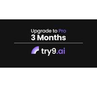 Try9 AI Upgrade to Pro 3 Months