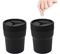 Tryagat 2 Pack Poubelle de Voiture pour Fo rd Focus Fiesta Fusion Kuga Edge VIGNALE ST Line S, Rangement Véhicule Portable Organisateur