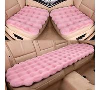 Tryagat 3Pcs Couvre Siege Auto pour Renault Clio 2021-2023 2024 2025 | Tissu polaire sherpa ultra épais offrant une assise douce et moelleuse pour un confort thermique exceptionnel lors des trajet