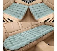 Tryagat 3Pcs Couvre Siege Auto pour Renault Clio 2021-2025 | Tissu polaire sherpa ultra épais offrant une assise douce et moelleuse pour un confort thermique exceptionnel lors des trajet