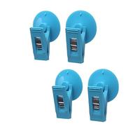 Tryagat 4 Pièces Pinces à Ventouse de Support de Carte pour Alfa Romeo Giulia 952 I 2016-2025, Porte-Ticket de Stationnement, Crochet de Pare-Soleil Automobile,Blue