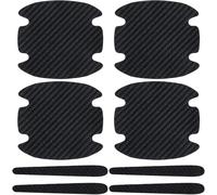 Tryagat 8Pcs Protection Poignée de Porte pour Fo-RD Focus 1 2 3 4 MK1 MK2 MK3 MK4, Protection Anti-Rayures Texture Carbone Stickers Anti-Collision