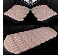 Tryagat Kaki 3 Pièces Coussin de Siège pour Suzuki Ignis 2016-2025 | Assise hiver plush, Galette velours chaud, Dossier antidérapant, Confort conduite, Anti-usure cuir, Format assise avant arriè