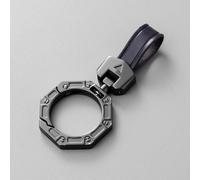 Tryagat Porte-clés de Voiture sur Mesure pour Honda Civic IX Tourer 2013-2017, Porte-fob Cuir Accessoire de Clé Élégant pour Véhicule Spécifique,Blue