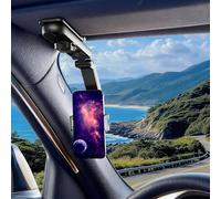 Tryagat Support Téléphone Voiture pour Range Rover Vogue L405 2013-2021, Pare-Soleil Rétroviseur Rotatif 360 Degrés Réglable Pince Universelle Fixation Stable Auto