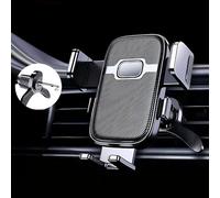 Tryagat Support Téléphone Voiture pour Seat Ibiza 6L 6J 6P Leon FR 5F, Support Grille Aération Acier Crochet Unique Stable Support Smartphone Accessoires