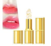 Trylevora Lipstick, Trylevora Lipstick Gloss, Gold Crystal Color Changing Lips Tick, Color Changing Lipsticks for Women Deep Nourishment (1PCS)
