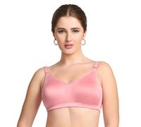 TRYLO Riza Superfit Soutien-gorge sans armatures double couche en tissu de qualité supérieure disponible en bonnets D/E/F Disponible en or rose/colombe/ébène/saphir et rouge rubis