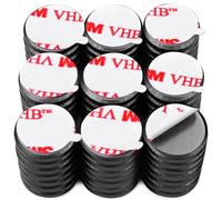 TRYMAG Lot de 60 aimants en céramique avec support adhésif