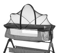 Tryora Moustiquaire universelle pour lit de voyage, moustiquaire ultra légère pour lit de bébé, parc de jeu, couffin, moustiquaire en maille fine avec fermeture éclair silencieuse pour bébé et enfant