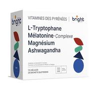 Tryptophane, Complexe de Mélatonine, Magnésium, Omega 3 TG - SmartAbsorb™| pour le sommeil, le système nerveux et la fonction musculaire| 28 sachets quotidiens