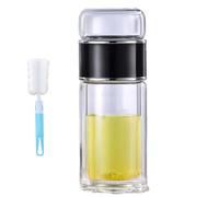 Tryteava - Infuseur à thé intelligent 3 en 1 - Anti-fuite - Portable - Avec filtre de précision - Pour homme et femme (noir, 500 ml)