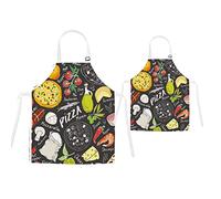 TRYTUTRY Tabliers pour parents et enfants avec poche - Tabliers assortis dinosaures mignons pour enfants et adultes, Alimentaire, Child and Adult