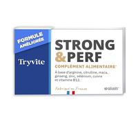 TRYVITE - Formule pour Hommes Actifs - 60 Gélules | Ginseng, Maca, L-Arginine, L-Citrulline & Zinc - Gélules végétales - Fabriqué en France