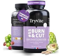 TRYVITE | Formule Silhouette, Satiété & Gestion des Portions | Cola, Café Vert, Caroube & Nopal | 90 Gélules | Fabriqué en France
