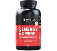 TRYVITE | Formule TESTO | Routine Active, Sport, & Moments Importants | Maca, Ginseng, Cola, Caféine, Zinc & Vitamines | 90 Gélules Végétales