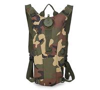 Tryway Sac à dos tactique de 3 L avec poche à eau pour randonnée, camping en plein air, militaire - Sacs à dos d’hydratation portables pour randonnée - Sac à eau de poche (camouflage jungle)