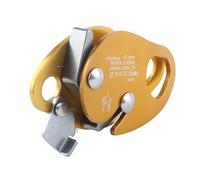 Trywise Descendeur d'escalade, matériau en alliage d'aluminium et magnésium, auto-stop, convient pour cordes de 11 à 12,5 mm pour les opérations de sauvetage de feu en hauteur, équipement d'escalade
