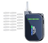 Trywise Ethylotest Electronique, Ethylotest Electronique Homologué avec éCran, 20embouts,éLectrochimie Mesures De Haute PréCision, pour Tests Personnels Domestiques (Style Bluetooth)