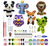 Trywise Lot de 6 kits de crochet pour débutants, kit de crochet pour débutants, kit de crochet, kit de bricolage, pour adultes, grand cadeau pour les amateurs de crochet