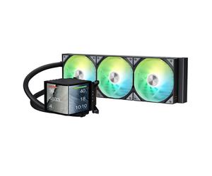 TRYX Panorama 360 ARGB Kit de watercooling avec écran AMOLED - Noir