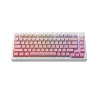 TRyYCB Clavier de Jeu mécanique à 75% ou Barebone Dit, Support de Joint, 3 ou 5 Broches, échange à Chaud, boîtier en Aluminium RVB, Compatible avec et M1 V3(Tri Modes White SP)