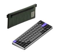 TRyYCB Clavier de Jeu mécanique à Profil Bas NuPhy Air60 HE, Filaire, Interrupteur Jade magnétique échangeable à Chaud, Compatible rvb, Cadeau(Keyboard Green Bag)