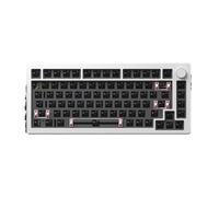 TRyYCB Kit de Clavier mécanique personnalisé, échange à Chaud, Support de Joint à 82 Touches, CNC en Aluminium, Fente par Touche PCBA, Compatible avec MOD007 V3(QMK White)
