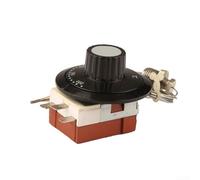 TS-200SB-C Bouton de contrôle de température à 3 broches, thermostat rotatif mécanique 50-200 °C pour chaudières, réfrigérateurs, congélateurs avec protection contre la surchauffe, sonde métallique 58