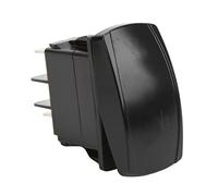 TS - 38 Interrupteur bascule 5 broches 2 LED IP66 12V / 24V ABS - Haute résistance, longue durée de vie, idéal pour voiture, camping - car et bateau