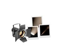 Dr. Oetker Spot pour théâtre TS 40 WW – lentille plan convexe, LED blanc chaud 40 W – boîtier noir